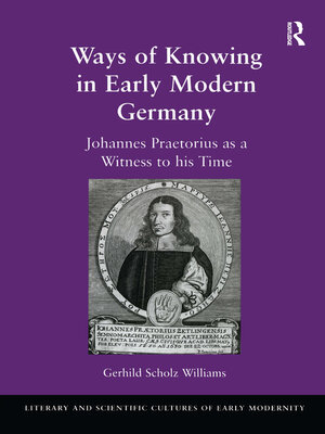 cover image of Ways of Knowing in Early Modern Germany